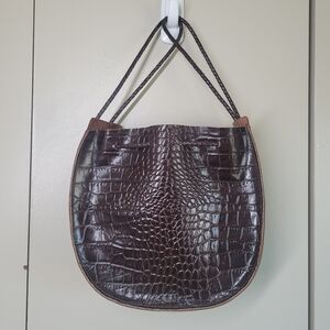 STASH Joi Bag Brown Nile Leather